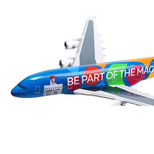 Emirates - Expo 2020 Dubai Mobility-livery Airbus A380 36cm Länge
