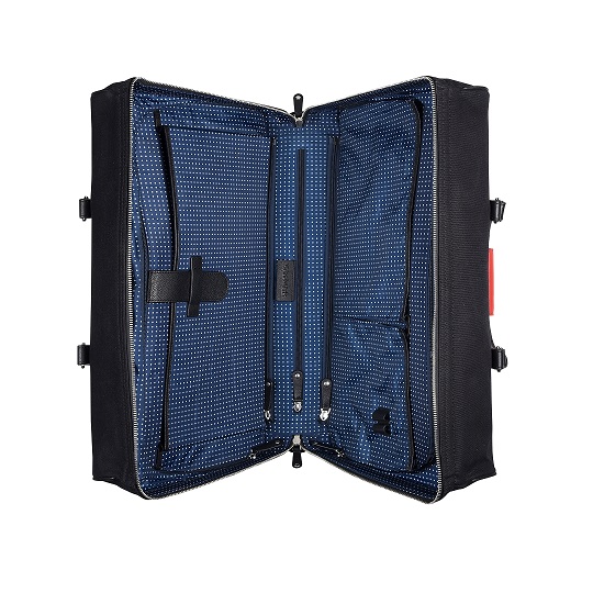 Emirates Wool & Oak duffle suitcase, black canvas Emirates Official Store