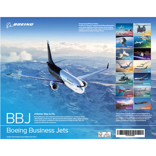 Boeing 2024 calendar Emirates Official Store
