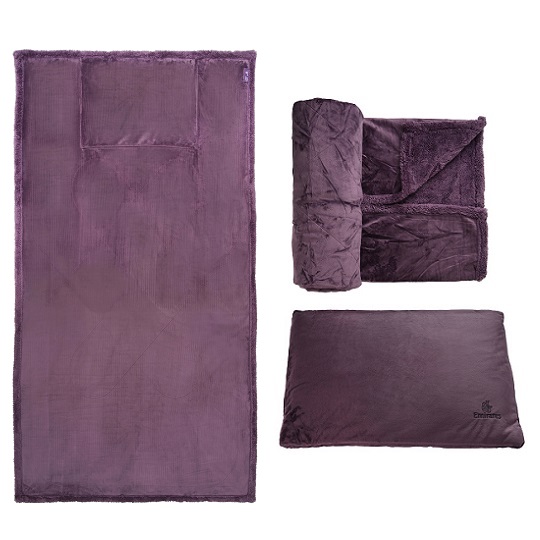 First Class blanket, plum First Class comforts Emirates Official Store