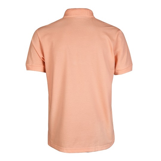 Crushed 3/4 Sleeve 'Peach' Polo