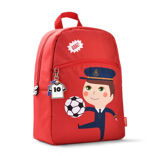 Little Travellers football backpack with charms | Emirates Official Store