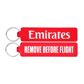 Remove Before Flight keyring A380 print