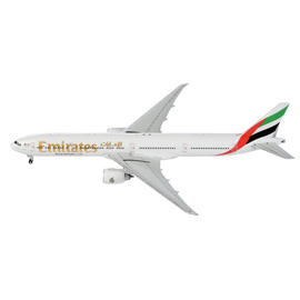 18cm 1/400 collectible Boeing777-300 Emirates airlines solid airplane model toy 