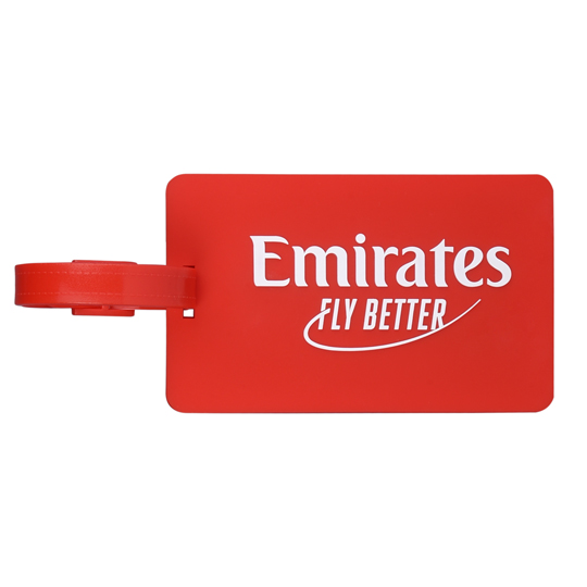 Fly Better luggage tag, red Emirates Official Store