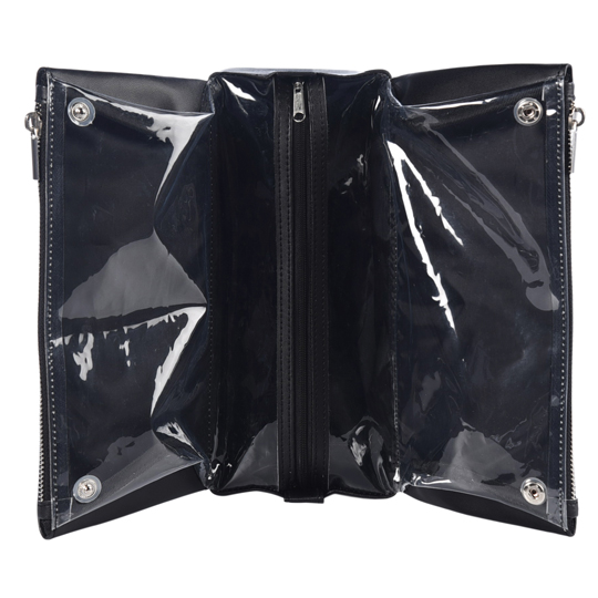 Emirates foldup makeup bag, black HS Code 4202.9280 Emirates