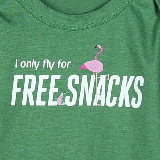 I Only Fly For Free Snacks Baby Bodysuit HS Code 6109 1000 Emirates i-only-fly-for-free-snacks-baby-bodysuit-hs-code-6109-1000-emirates