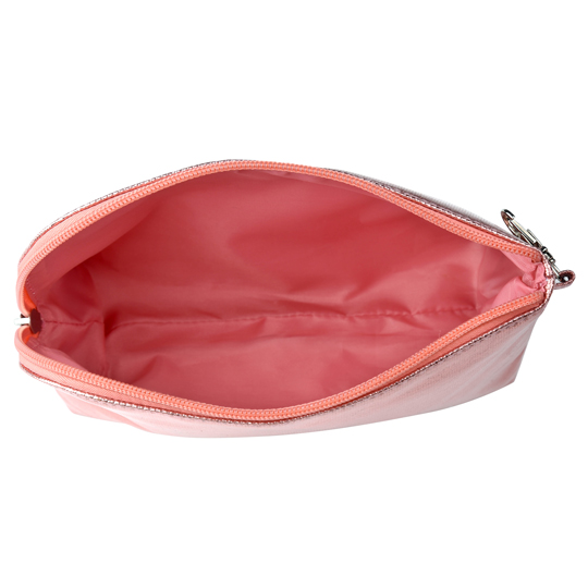 Makeup case in metallic, rose HS Code 4202.9990 Emirates Official Store