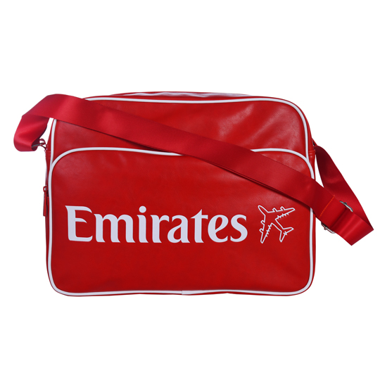 Emirates retro bag, red & white Emirates Official Store