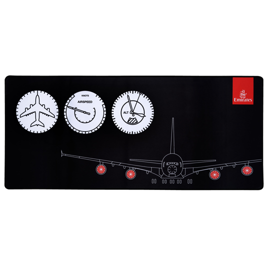 Aviation Dials desk mat HS Code 6307.9000 Emirates Official Store