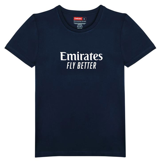 Men's Fly Better poly cotton tshirt, navy HS Code 6109 1000