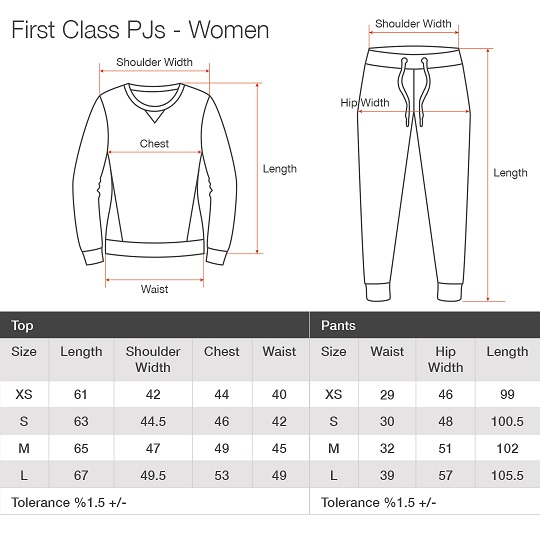 Women's First Class Hydra Active pyjama set HS Code 6105 1000 10