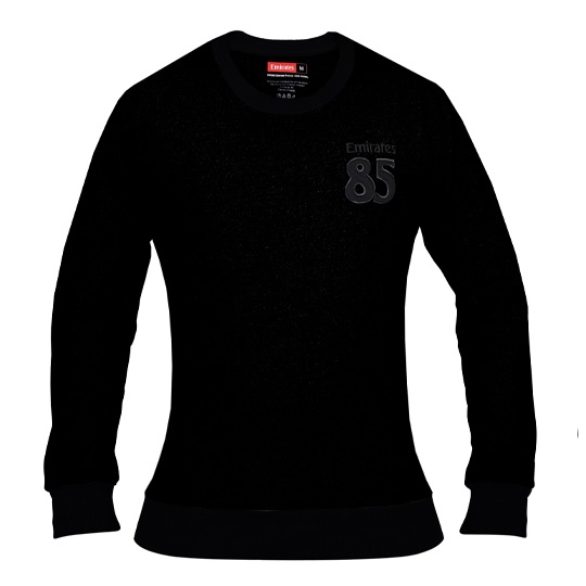 Women's Established 85 sweatshirt, black HS Code 6109 1000